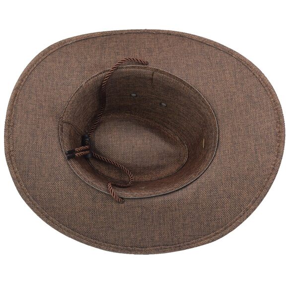 3551 Cowboy Hat Wide Brim Travel Cap Western Cowgirl Outdoor Sun Protect main image 4